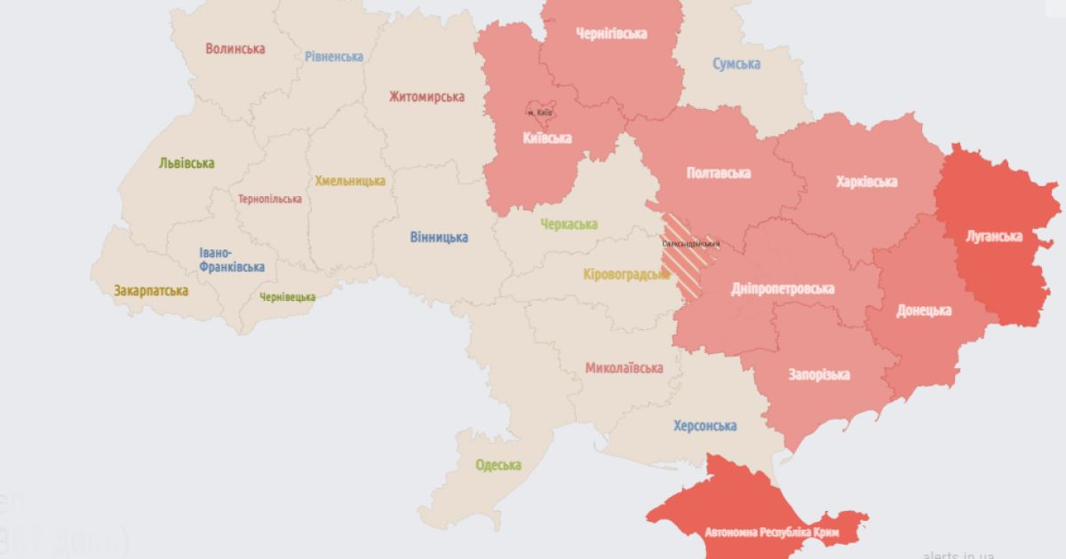 Карта тревог